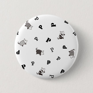 Mellow Pig 缶バッジ 2 Inch Round Button