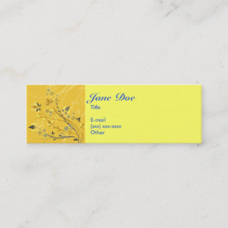 Mellow Yellow Calling Card - Customized