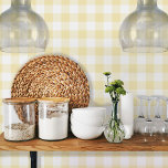 Mellow Yellow Vichy Gingham Pattern Wallpaper<br><div class="desc">Elevate your home décor with our exquisite collection of high-quality wallpaper featuring the timeless elegance of pastel Vichy patterns. Perfectly blending classic charm with modern sophistication, our Vichy patterned wallpapers are designed to add a touch of serene beauty to any room.</div>