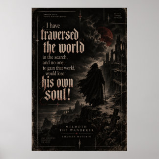 Melmoth the Wanderer – The Price of a Soul | Dark Poster