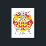 Melo Family Crest Canvas Print<br><div class="desc">Melo Coat of Arms</div>