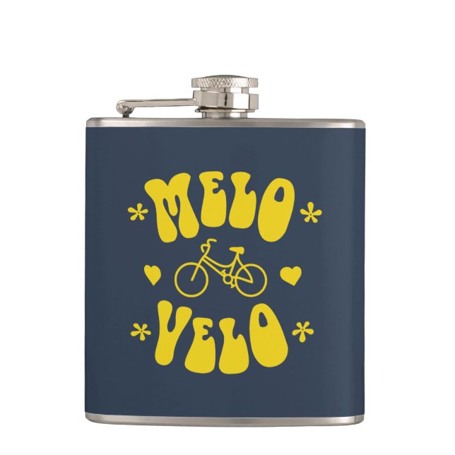 Melo Velo Hip Flask (Front)