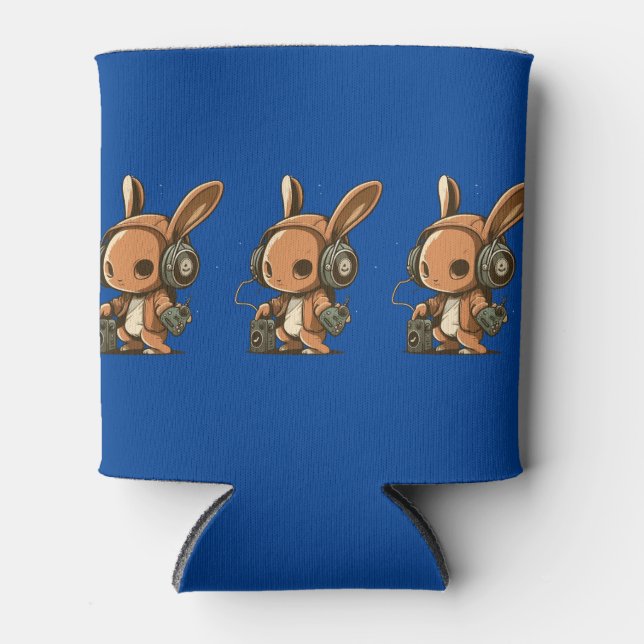 Melodic Bunny: A Musical Journey Can Cooler (Front)
