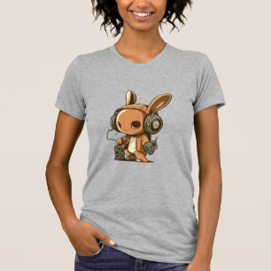 Melodic Bunny: A Musical Journey T-Shirt