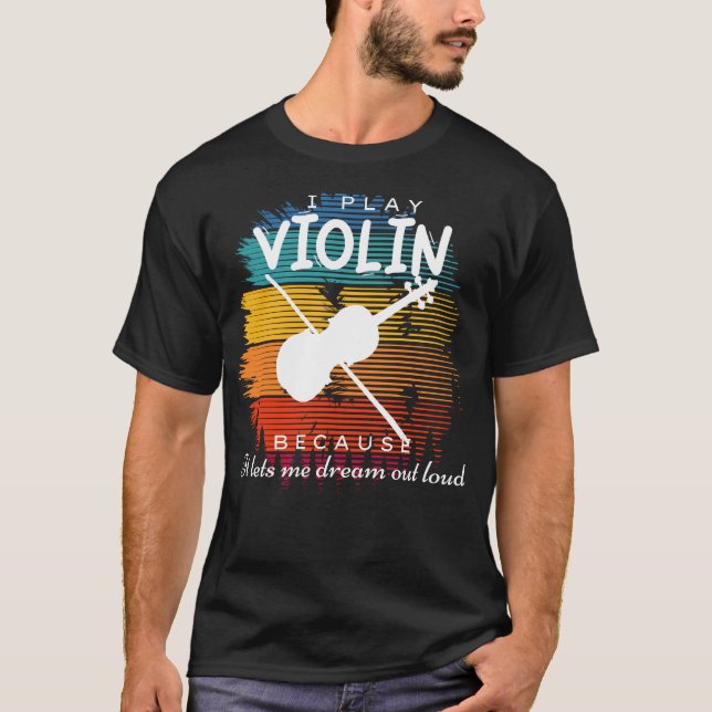 Melodic Reveries: Violins Dreamer Sonata T-Shirt (Front)