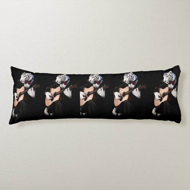 Melodic Tiger – Cozy Body Pillow Design (Front)