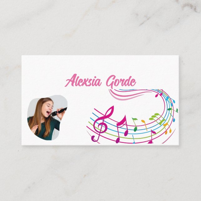 Mélodie dans une carte (Devant)