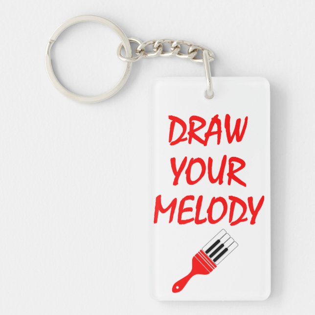 Melody brush keychain (Front)
