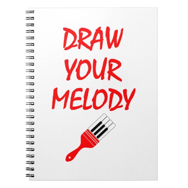 Melody brush notebook (Front)