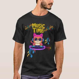 "Melody Cat - Joli T-shirt Piano Kitty" 🎹 🐱