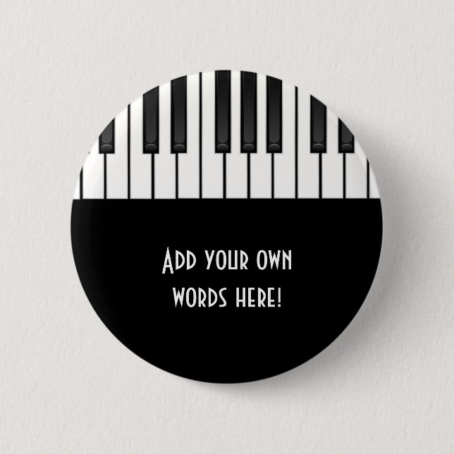 Melody Collection 2 Inch Round Button (Front)