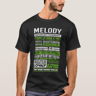 Melody Girl Name Definition T-Shirt