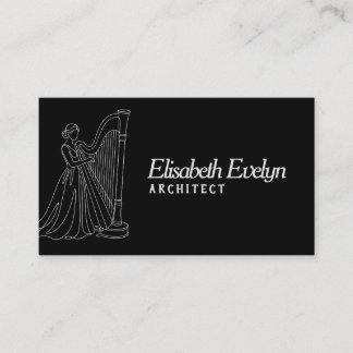 Melody in White Business Card