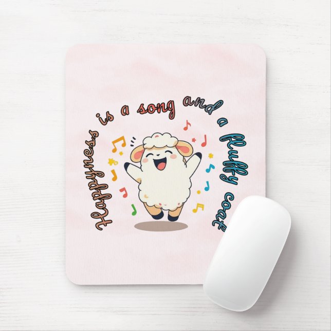 Melody in Wool Mouse Pad (With Mouse)