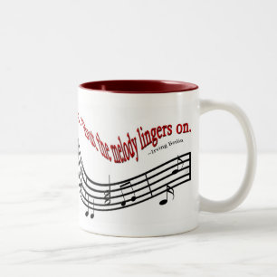 Melody Lingers On Two-Tone Coffee Mug