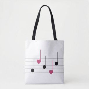 Melody of Love (Linear) Tote Bag