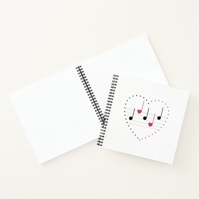 Melody of Love Notebook (Inside)