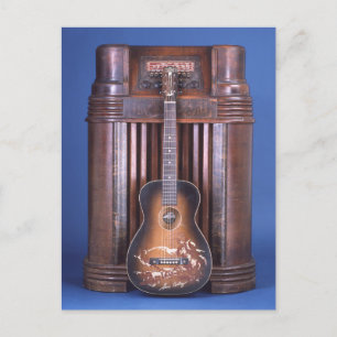 MELODY RANCH COWBOY GUITAR Postcard