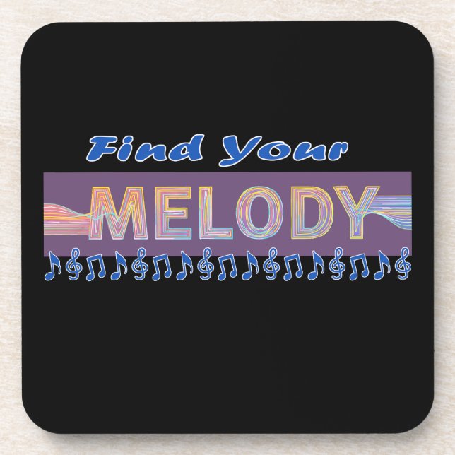 melody T-Shirt Coaster (Front)
