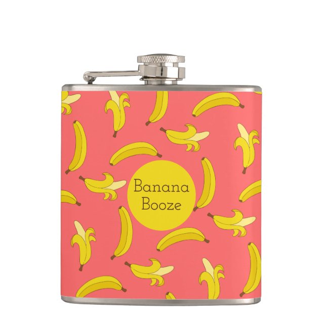 Melon Bananas Hip Flask (Front)