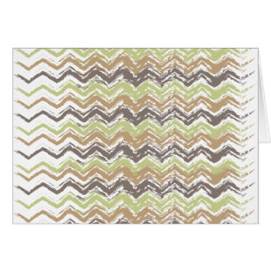 Melon Brandy Scribble ZigZag Motif