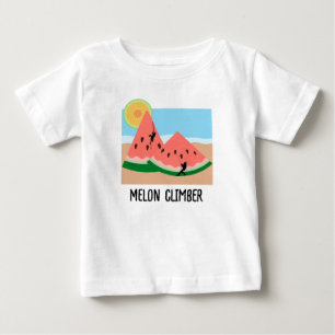 Melon Climber baby t-shirt