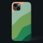 Melon Colour Green Shapes Personalized iPad Pro Co iPhone 13 Case<br><div class="desc">Simple,  colourful and modern design of colourful shapes in a beautiful melon palette of greens,  blue and orange. Fully personalized or customizable with a name or words of your choosing.</div>
