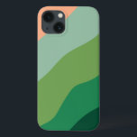 Melon Colour Green Shapes Personalized iPad Pro Co iPhone 13 Case<br><div class="desc">Simple,  colourful and modern design of colourful shapes in a beautiful melon palette of greens,  blue and orange. Fully personalized or customizable with a name or words of your choosing.</div>