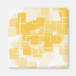 "Melon" Geometric Abstract Magnet