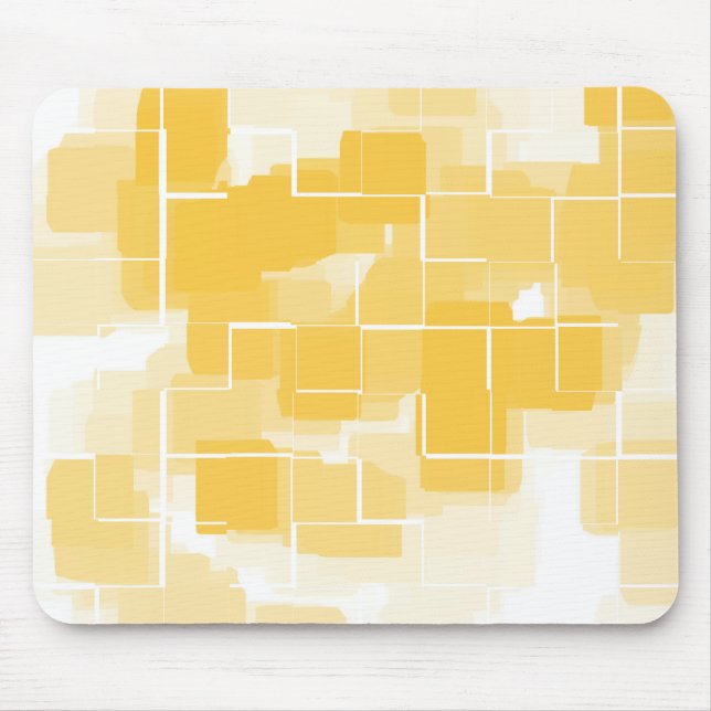 "Melon" Geometric Abstract Mouse Pad (Front)