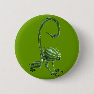 Melon Head Creature 2 Inch Round Button