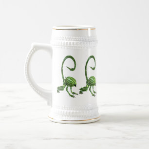 Melon Head Creature Beer Stein