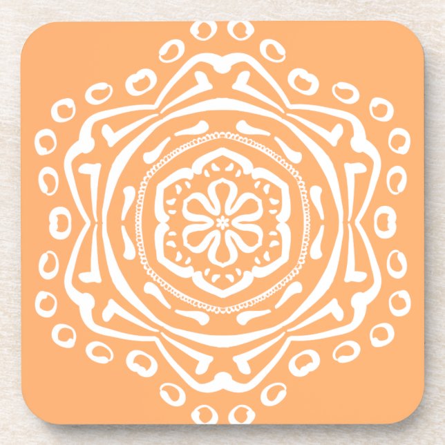 Melon Mandala Coaster (Front)
