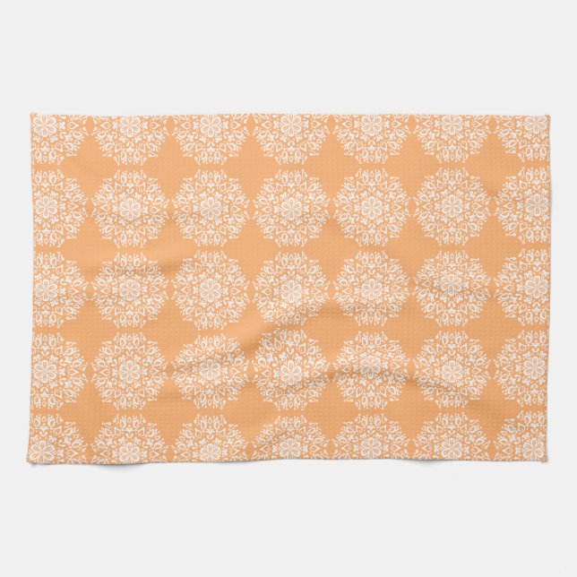 Melon Mandala Kitchen Towel (Horizontal)