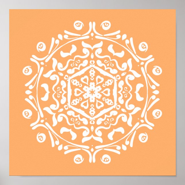 Melon Mandala Poster (Front)
