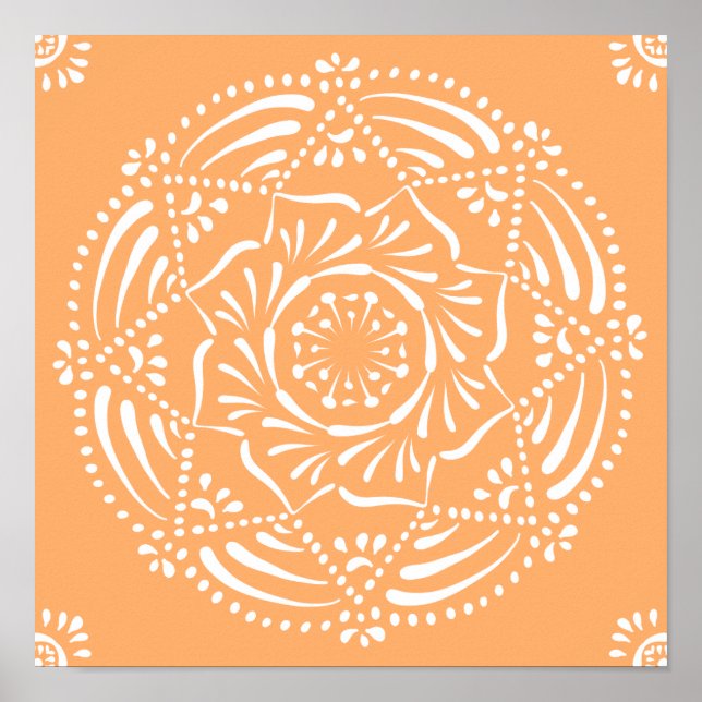 Melon Mandala Poster (Front)