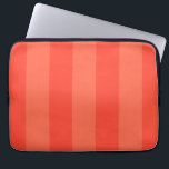 Melon Orange Stripes Electronics Bag<br><div class="desc">Subtle</div>