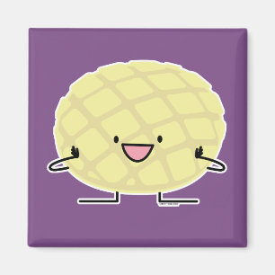 Melon Pan Japanese concha sweet bread patisserie Magnet