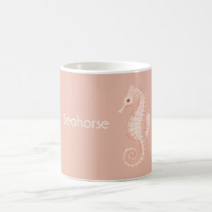 Melon Peach Ocean Beach Seahorse Coffee Mug