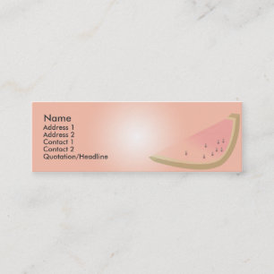 Melon - Skinny Mini Business Card