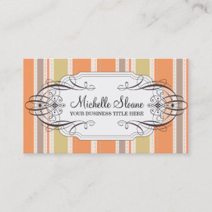 Melon Stripes Business Card