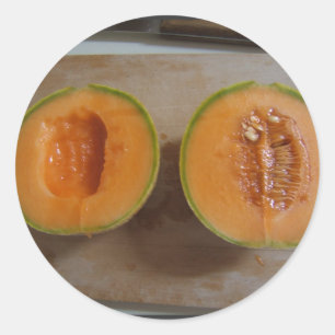 Melon tranché ~ autocollant