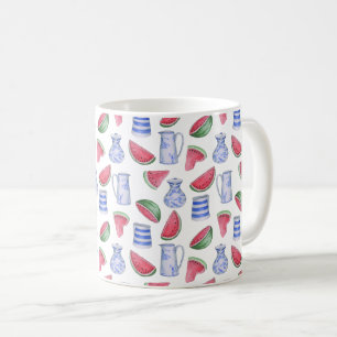 Melons et tasses de cruches