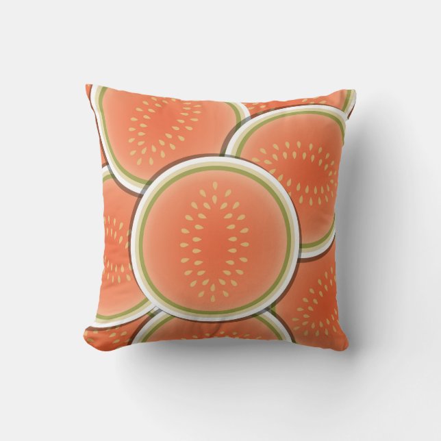 Melons! Throw Pillow (Front)