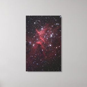 Melotte-15, Core Cluster of IC1805 Canvas Print