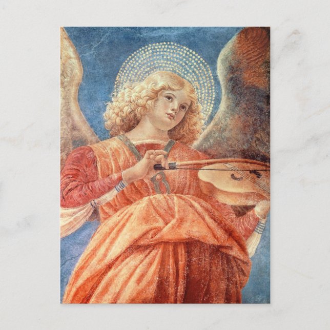 Melozzo da Forli - Angel with Violin Postcard (Front)