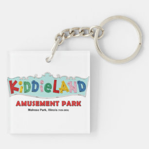 Melrose Park Kiddieland Amusement Park, Illinois Keychain