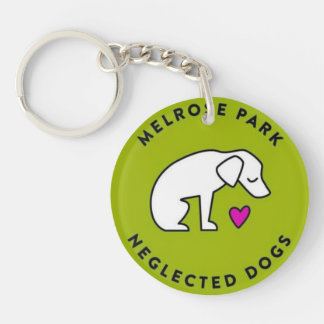 Melrose Park Neglected Dogs Houston, TX Keychain