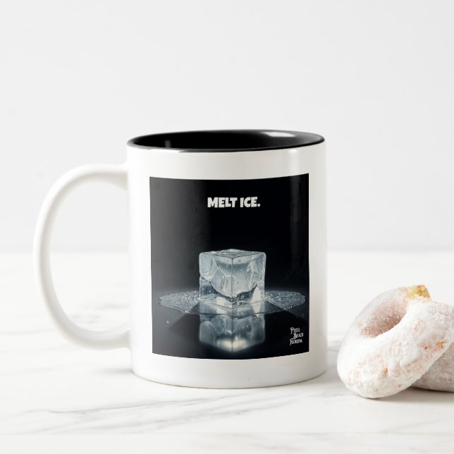 MELT ICE. coffee mug (With Donut)