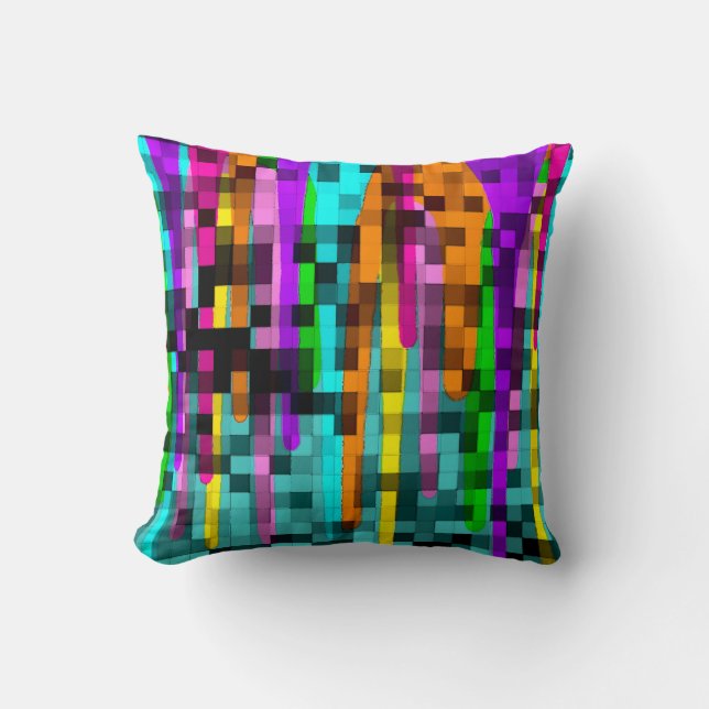 Meltdown Throw Pillow (Front)